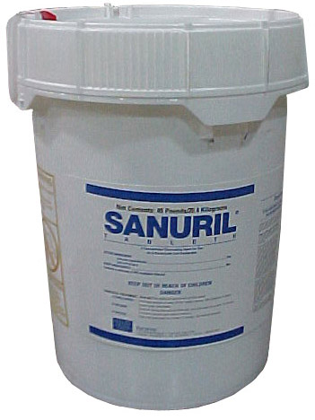 Sanuril 115 Chlorination Tablets 100# Drum
